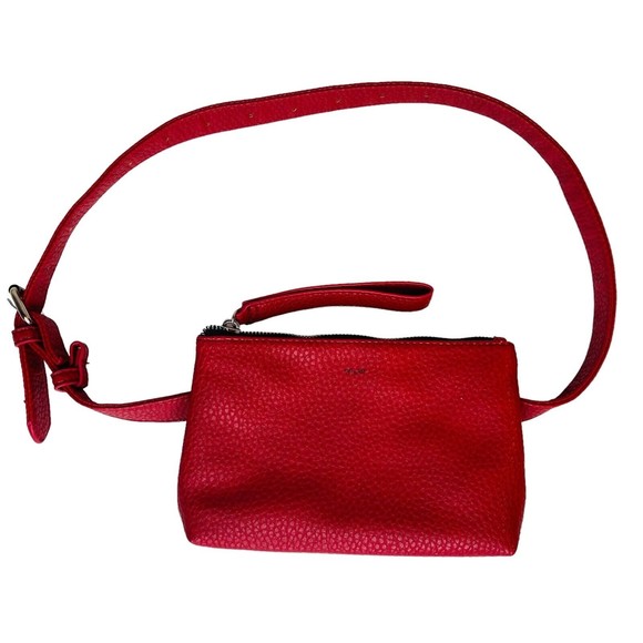CHRISTOPHER KON Bags Colab By Christopher Kon Faux Red Leather Belt